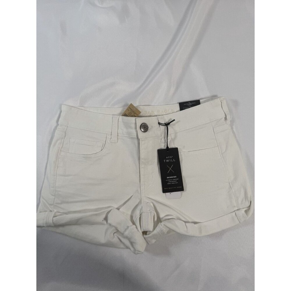 American Eagle Outfitters Women's Size 6 Twill Skindigo Midi Low Rise Shorts NWT